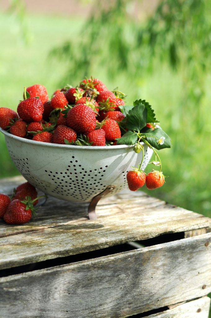 Organic strawberries